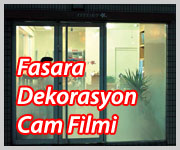 fasara dekorasyon cam filmi